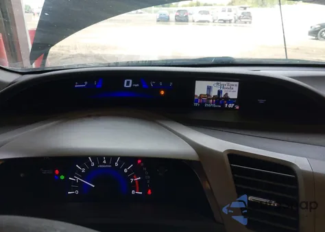 2012 Honda Civic Ex z USA, uszkodzony, nr VIN 19XFB2F86CE107093